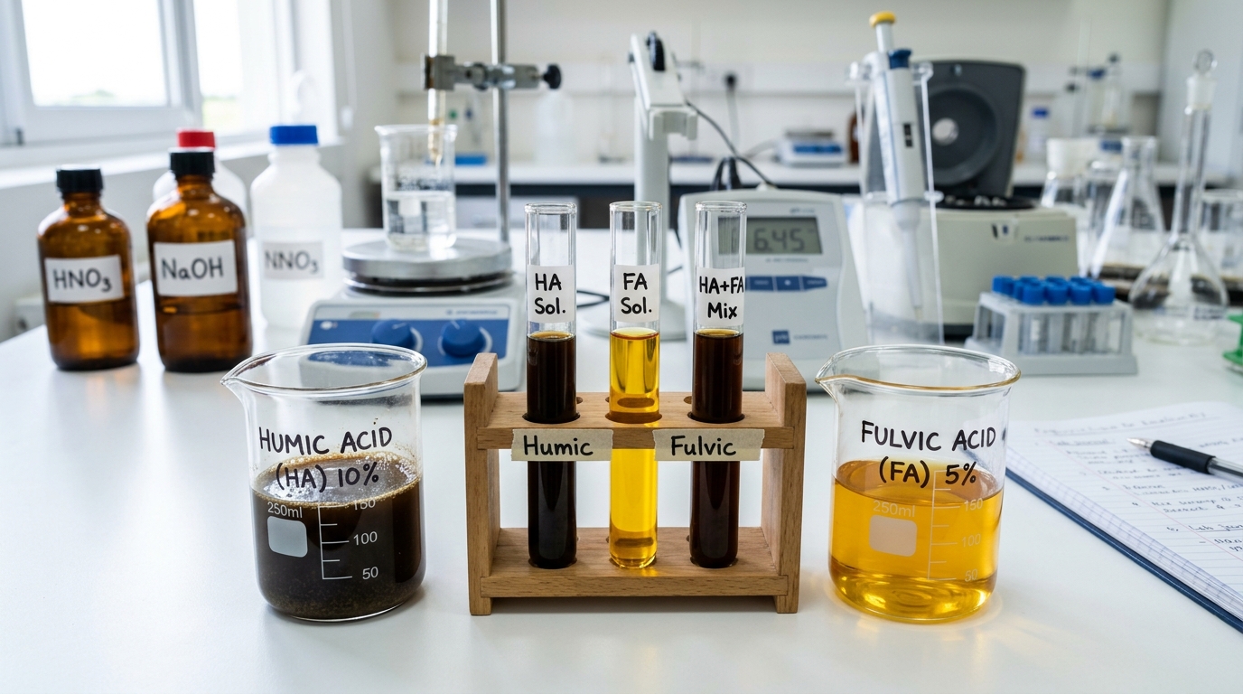 Phân biệt Axit Humic và Axit Fulvic: Bản chất hóa học và ứng dụng thực tế