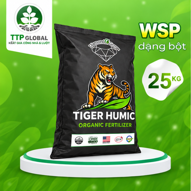 Bao 25KG Diamond Grow WSP – mặt sau nghiêng trái