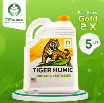 Mặt chính diện Can 5L Ful-Grow Gold 2X