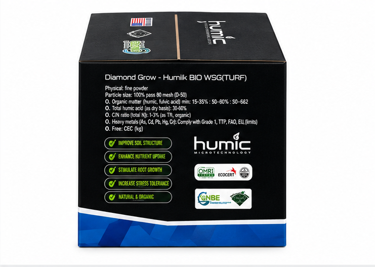 Thùng 20KG Tiger Bio Turf – mặt bên trái