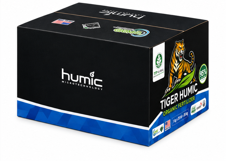 Thùng 20KG Tiger Bio Turf – mặt sau nghiêng phải