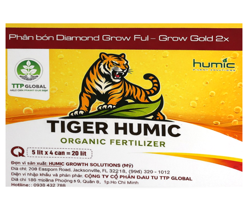 Thùng 20L Ful-Grow Gold 2X (Xoay phải)