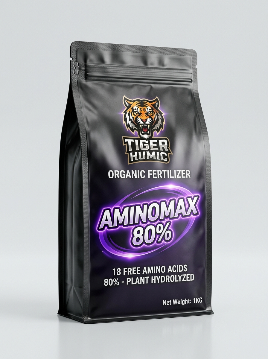 Mặt chính diện Gói 1KG Tiger AminoMax 80% (Thẳng)